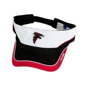 Atlanta Falcons Visor Reebox Adjustable Black Red White Embroidered Logo Rare